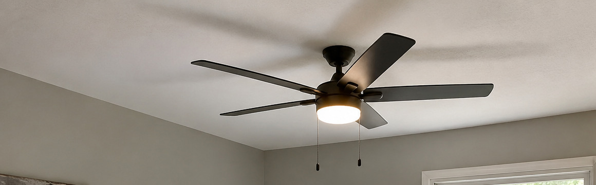 We Didn't Just Install a Ceiling Fan. We Brought Power to a Room That Never Had It.